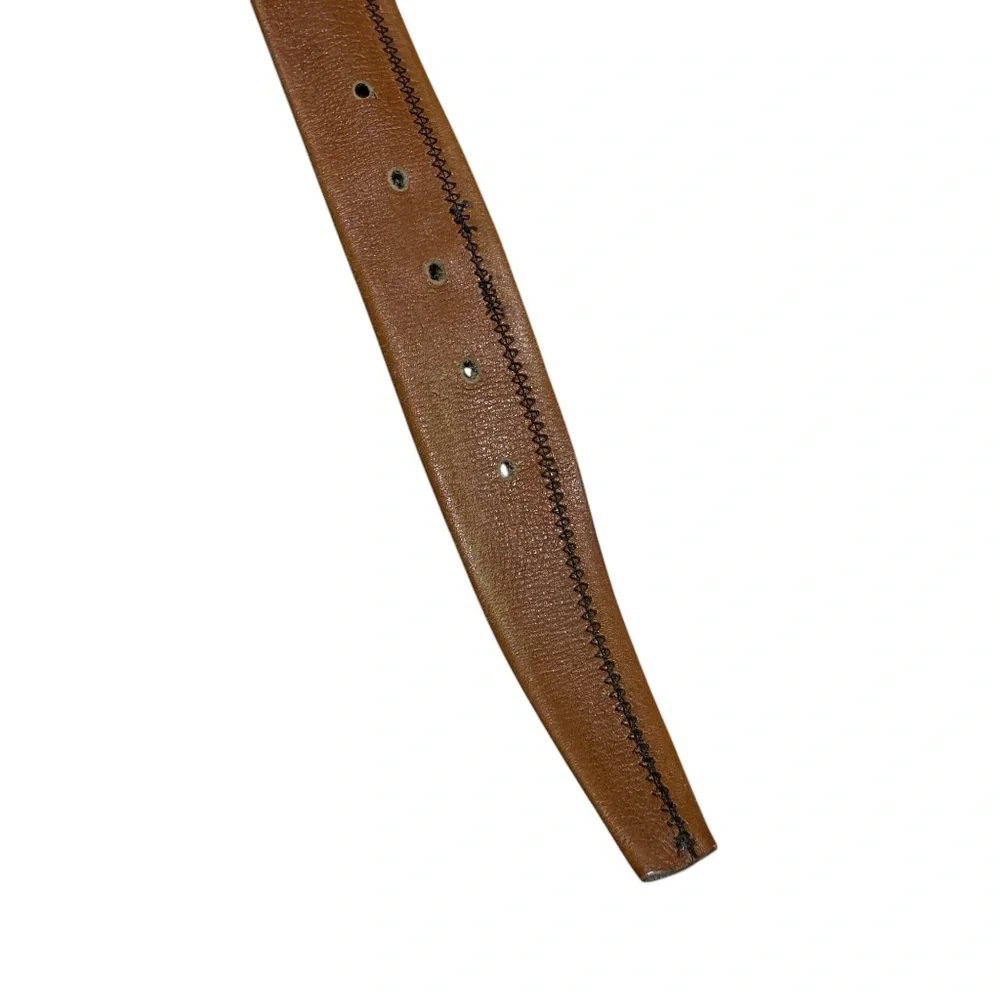 Steerhide Leather Belt 36-90 1925 Hidden Zipper Pocket 42